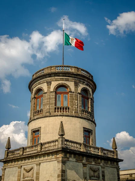 Chapultepecké Hradní Věž Mexico City — Stock fotografie