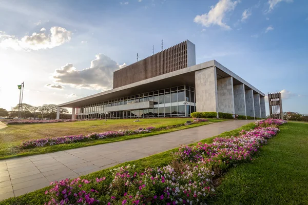 Палац Buriti Резиденцією Уряду Distrito Federal Бразиліа Федеральний Округ Бразилія — стокове фото