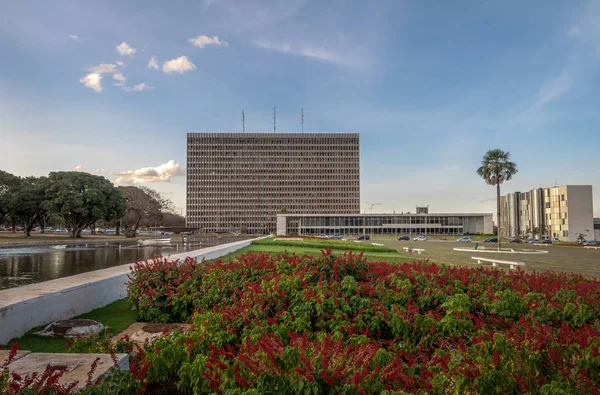 Buriti Площі Палацу Buriti Бразиліа Федеральний Округ Бразилії — стокове фото