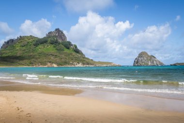 Praia do Sueste Plajı - Fernando de Noronha, Pernambuco, Brezilya