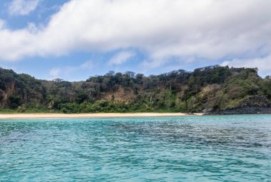 View of Praia do Sancho Beach from a Boat - Fernando de Noronha, Pernambuco, Brazil