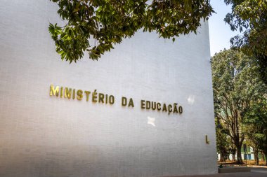 Brasilia, Brazil - Aug 26, 2018: Ministry of Education - Brasilia, Distrito Federal, Brazil