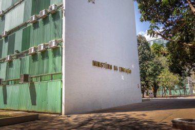 Brasilia, Brazil - Aug 26, 2018: Ministry of Education - Brasilia, Distrito Federal, Brazil clipart