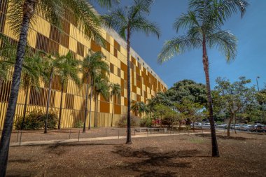 Brasilia, Brezilya - 27 Ağustos 2018: Odası, milletvekilleri Annex IV çoğu milletvekili ofislerinin - Brasilia, Distrito Federal, Brezilya
