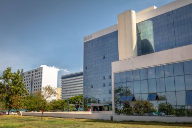 Brasilia, Brazil - Aug 27, 2018: Social Security Institute - Instituto Nacional do Seguro Social or Previdencia Social - INSS - Brasilia, Distrito Federal, Brazil
