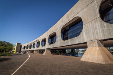 Brasilia, Brezilya - 28 Ağustos 2018: Centro kültürel Banco yapmak Brasil - Ccbb - banka, Brezilya Kültür Merkezi - Brasilia, Distrito Federal, Brezilya
