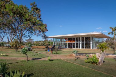 Brasilia, Brezilya - 28 Ağustos 2018: Centro kültürel Banco yapmak Brasil - Ccbb - banka, Brezilya Kültür Merkezi - Brasilia, Distrito Federal, Brezilya