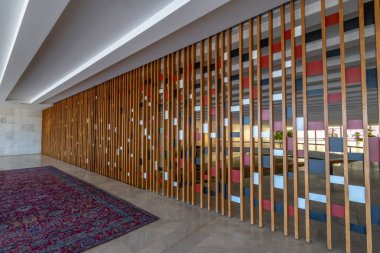 Brasilia, Brasil - 29 Ağustos 2018: Itamaraty Sarayı İçi - Brasilia, Distrito Federal, Brezilya