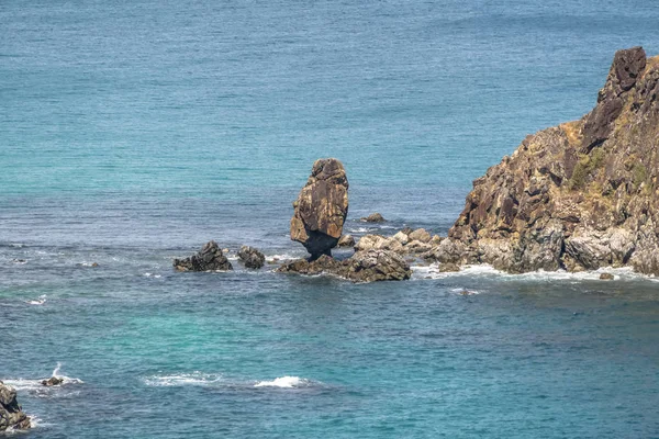 Pedrao Piao Spinning Top Stone Praia Conceicao Beach Fernando Noronha — Stockfoto