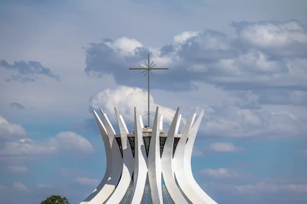 Brasilia Brazylia Sierpień 2018 Katedra Brasilia Wszystko Brasilia Brazylia — Zdjęcie stockowe