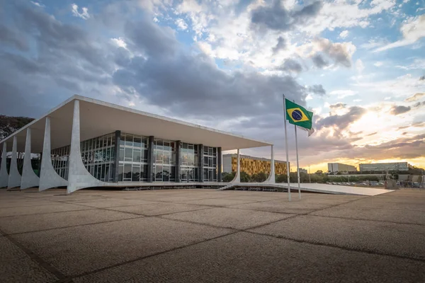 Brasilia Brasil Agosto 2018 Corte Suprema Brasil Tribunal Supremo Federal — Foto de Stock