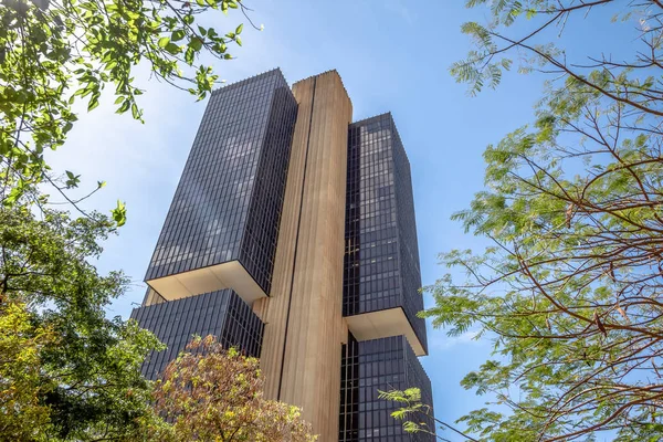 Brasilia Brazil Aug 2018 Central Bank Brasilien Högkvarter Byggnaden Brasilia — Stockfoto