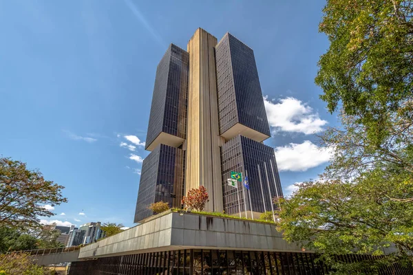 Brasilia Brazil Aug 2018 Central Bank Brasilien Högkvarter Byggnaden Brasilia — Stockfoto