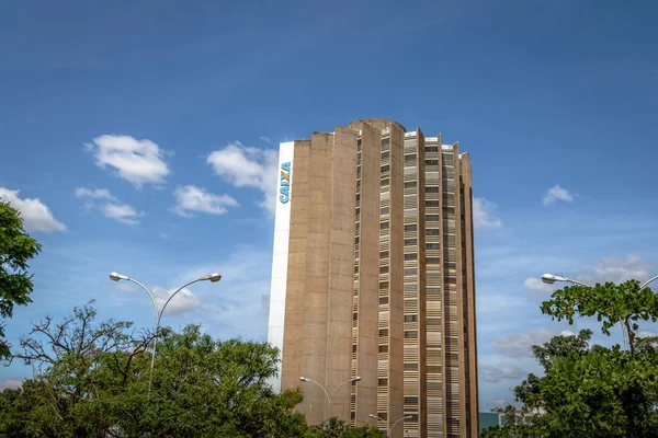 Brasilia Brazil Aug 2018 Caixa Economica Federal Bank Headquarters Brasilia — 图库照片