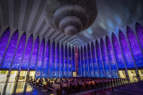 Brasilien Brasilien August 2018 Dom Bosco Sanctuary Interior Brasilien Distrito — Stockfoto