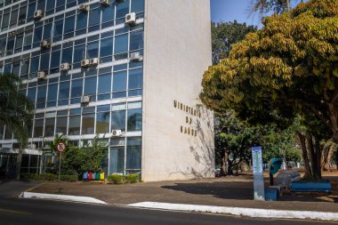 Brasilia, Brezilya - 26 Ağustos 2018: Sağlık Bakanlığı Binası - Brasilia, Distrito Federal, Brezilya