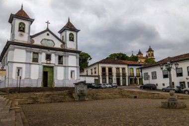 Se Cathedral ve Meydanı - Mariana, Minas Gerais, Brezilya