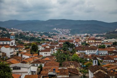 Mariana City - Minas Gerais, Brezilya havadan görünümü