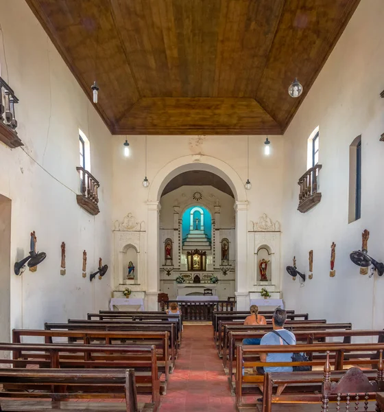 Fernando Noronha Outubro 2017 Interior Igreja Nossa Senhora Dos Remédios — Fotografia de Stock