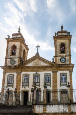 Catedral Bazilikası Nossa Senhora do Pilar (Sütunour Lady Katedrali) - Sao Joao Del Rei, Minas Gerais, Brezilya