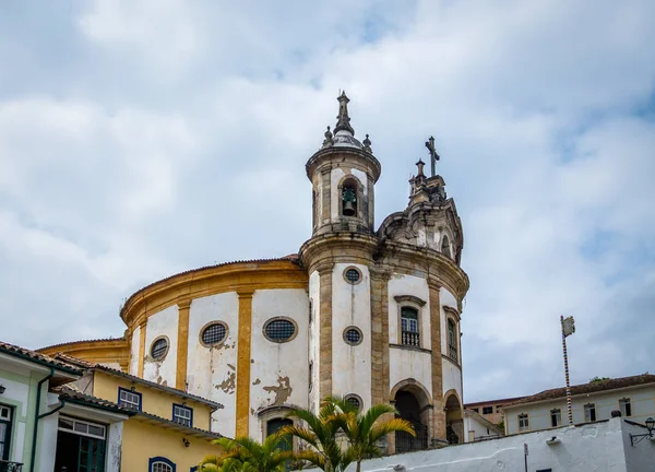 Iglesia Nossa Senhora Rosario Rosario Negros Ouro Preto Minas Gerais — Foto de Stock