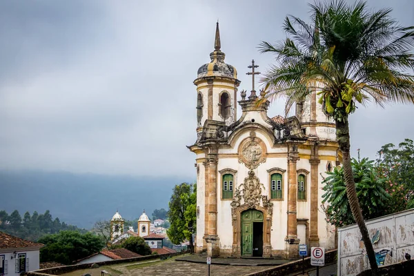 Iglesia San Francisco Assis Ouro Preto Minas Gerais Braz —  Fotos de Stock