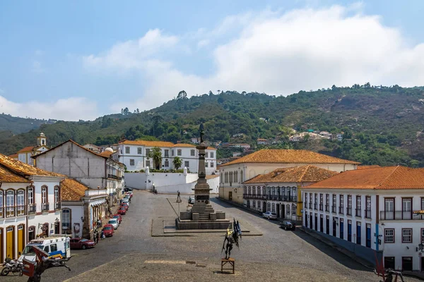 Tiradentes Square Ouro Preto Minas Gerais Brazília — Stock Fotó