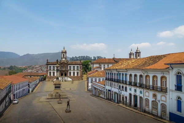 Tiradentes Square Ouro Preto Minas Gerais Brazília — Stock Fotó