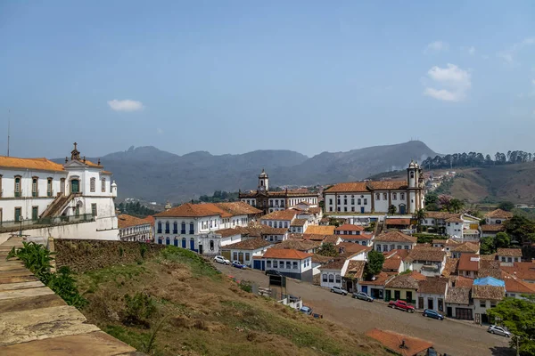 Vista Aérea Ciudad Ouro Preto Minas Gerais Brasil — Foto de Stock