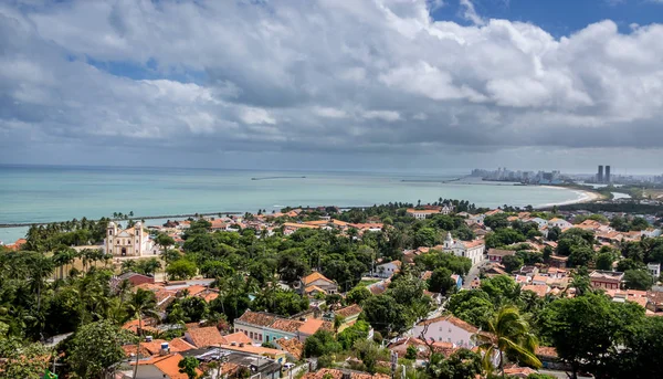 Wysoki Widok Olinda Cathedral Pernambuco Brazylia — Zdjęcie stockowe