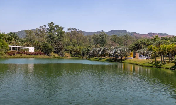 Brumadinho Brasilien 2015 Seeblick Inhotim Public Contemporary Art Museum Brumadinho — Stockfoto