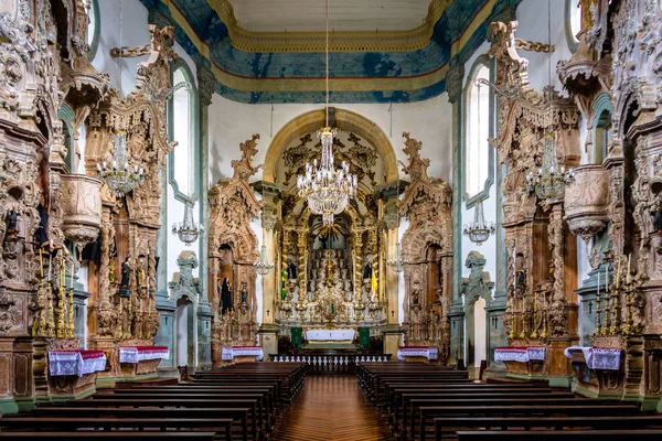 Sao Joao Del Rei Brasil Octubre 2015 Interior Iglesia San — Foto de Stock