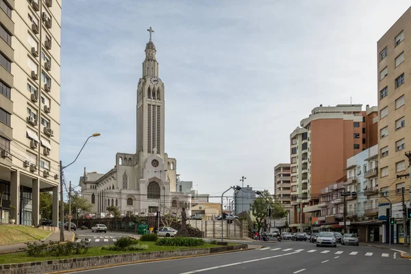 Церква Сан Пелегріно Касіас Сул Ріо Гранде Сул Бразилія — стокове фото