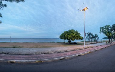Ipanema 'daki Guaiba Nehri Sahili - Porto Alegre, Rio Grande do Sul, Brezilya