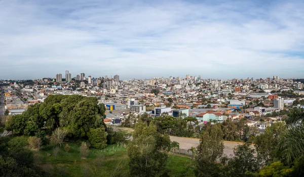 Vista Aérea Panorâmica Cidade Caxias Sul Caxias Sul Rio Grande — Fotografia de Stock