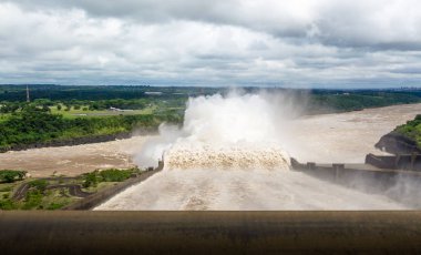 Spillway of Itaipu Dam - Brazil and Paraguay Border