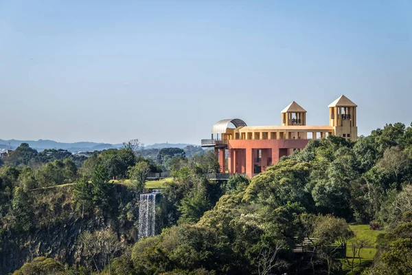 Viewpoint Waterfall Tangua Park Curitiba Brazil — Stock Photo, Image