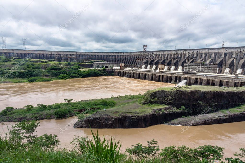 Itaipu Dam - Brazil and Paraguay Border