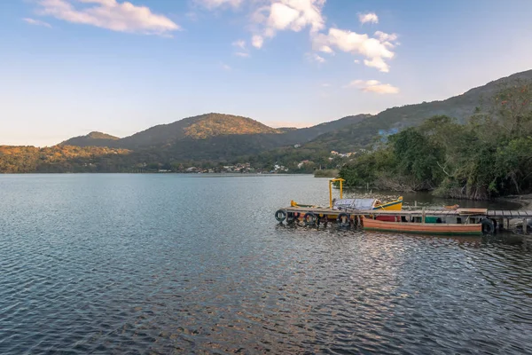 Sonnenuntergang Canto Lagoa Bereich Der Lagoa Conceicao Florianopolis Santa Catarina — Stockfoto