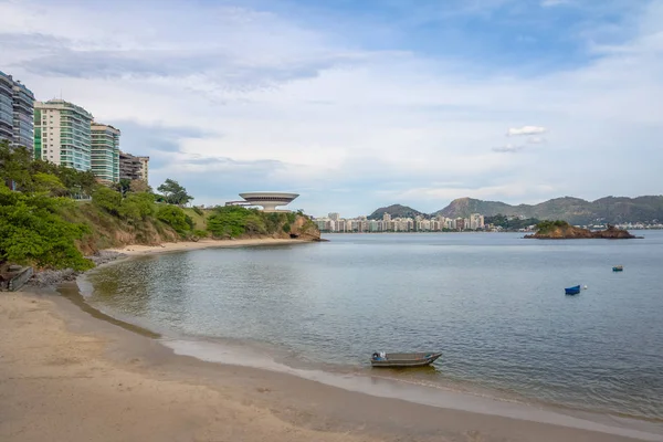 Boa Viagem Beach Niteroi Skyline Niteroi Rio Janeiro Brasil —  Fotos de Stock