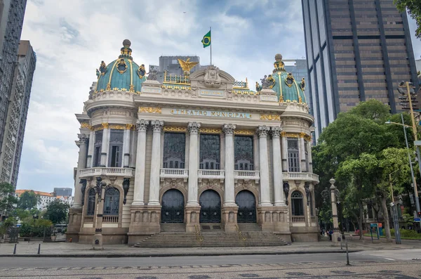 Teatro Municipal Río Janeiro Río Janeiro Brasil — Foto de Stock