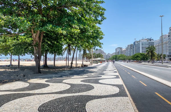 Пляж Копакабана Ріо Жанейро Бразилія — стокове фото