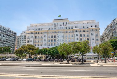 Rio de Janeiro, Brazil - Nov 2, 2017: Copacabana Palace Hotel - Rio de Janeiro, Brazil clipart