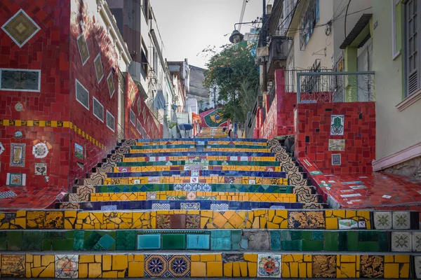 Rio Janeiro Brasil Outubro 2017 Escadaria Selaron Steps Rio Janeiro — Fotografia de Stock