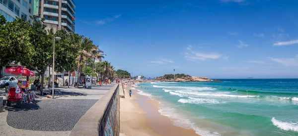 Ріо Жанейро Бразилія Листопада 2017 Панорамний Вид Пляжі Arpoador Камінь — стокове фото