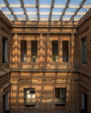 Sao Paulo, Brezilya - 26 Eylül 2017: Sao Paulo Eyaleti Pinacoteca'nın Iç Kısmı - Sao Paulo, Brezilya