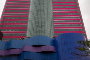 Sao Paulo, Brezilya - 27 Şubat 2017: Tomie Ohtake Institute Building - Sao Paulo, Brezilya