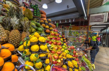 Meyve içinde belediye çarşı (Mercado belediye) şehir Sao Paulo - Sao Paulo, Brezilya