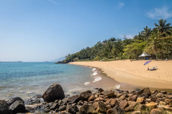 Playa Praia Feiticeira Ilhabela Sao Paulo Brasil — Foto de Stock