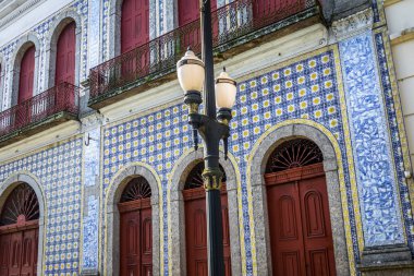 Tile Facade House (Casa da Frontaria Azulejada) - Santos, Sao Paulo, Brezilya